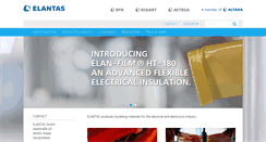 Desktop Screenshot of elantas.com