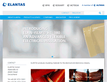 Tablet Screenshot of elantas.com